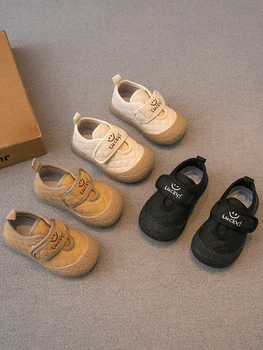 Детски Обувки, обувки за бебета, колекция от 2023 година, Пролетно-есенни Нови обувки-лодка с мека подметка за момчета и момичета, Детски готини маратонки със затворени пръсти