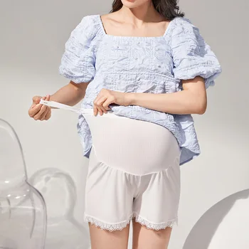 Защитни Панталони за бременни, 3 предмет, Летен Тънък Стил, Защита от отблясъци по време на бременност, Модни Долните панталони с Висока талия