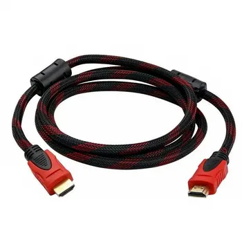 Линия HDMI, червена и черна Мрежа, версия 1.4, 1080P, Компютърен монитор, ТЕЛЕВИЗИОННА конзола, Линия за свързване на HD Line