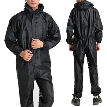 Нов модерен мъжки работен гащеризон, панталон, мотоциклети водоустойчив дъждобран, Гащеризон, дъждобран, панталони, Дрехи