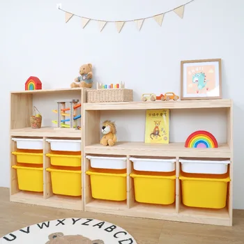 Стелаж за съхранение на детски играчки, Прибиращ се Пластмасова кутия, Мултифункционален Рафтове за съхранение на кухненските шкафове за съхранение на дрехи в спалнята