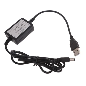 Универсален USB-кабел за захранване от 5 до 12 USB-кабел за зареждане от DC5,5x2,1mm