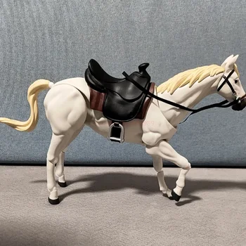 【в наличност】 Фигурка на коня Аниме Животни Действие 1/12 Подвижната кон за кукли Figma, Играчка модел, подаръци за деца
